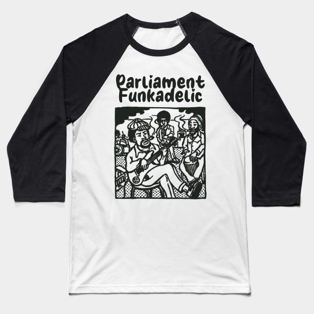 parliamen ll reggae jaming Baseball T-Shirt by hex pixel